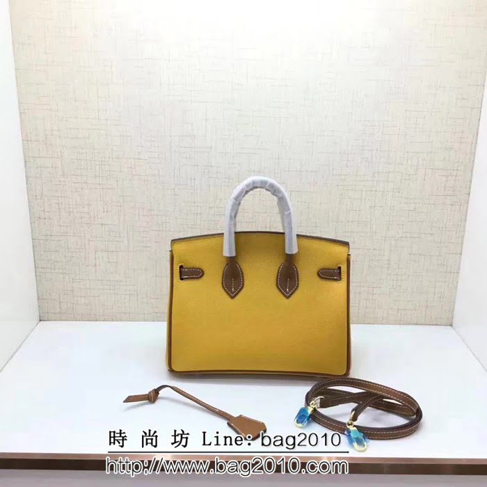 愛馬仕Herme*brikin 拼色 半手工牛皮包 可手提斜跨 0AM1446